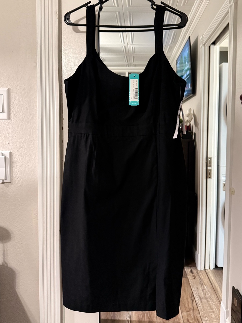 Classic Black Fiona Front Slit Sleeveless Dress - Tribal from StitchFix